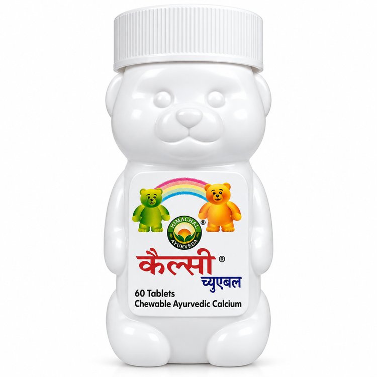 Basic Ayurveda Calci Yog Tablet (60 Tablet) | Helpful in Calcium deficiency | Brighten Yellow Teeth | Strengthen Brittle Nails | Maintain Strong Bones | Fatigue | Muscle Cramps | Joint Pains.