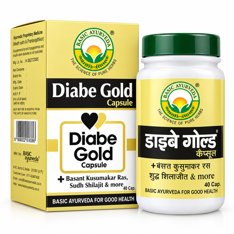 Basic Ayurveda Diabe Gold 40 Capsule