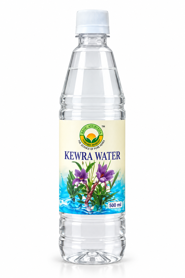 Basic Ayurveda Ark Kewra 500ml | Premium Floral Water | Aromatic Kewra Essence | Traditional Ayurvedic Preparation | Refreshing Botanical Fragrance for Everyday Use