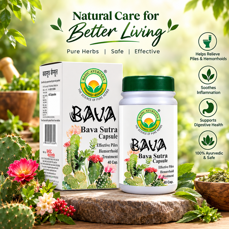 Basic Ayurveda Bava Sutra 40 Capsule