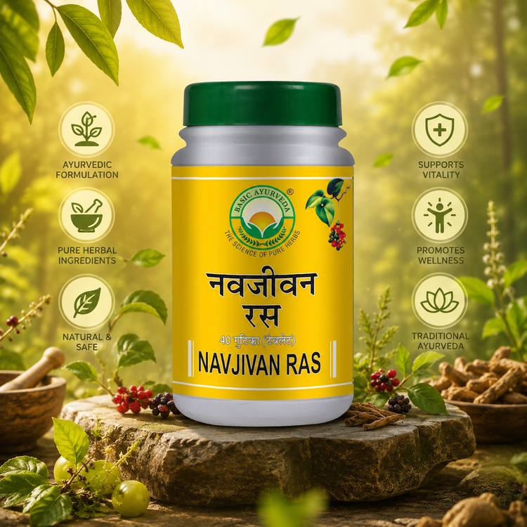 Basic Ayurveda Nav Jivan Ras 40 Tablet