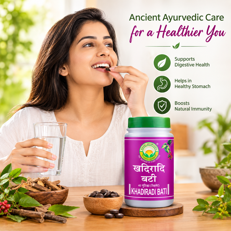 Basic Ayurveda Khadiradi Bati 40 Tablet