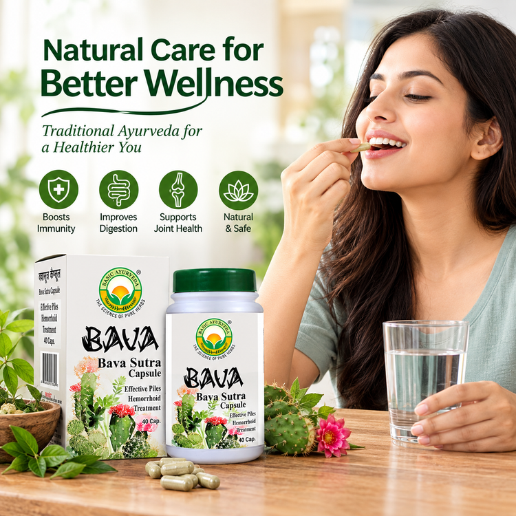 Basic Ayurveda Bava Sutra 40 Capsule
