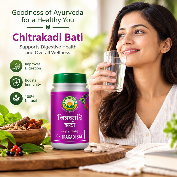 Basic Ayurveda Chitrakadi Bati 40 Tablet
