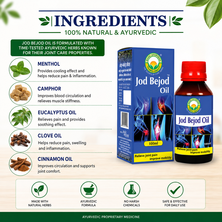 Basic Ayurveda Jod Bejod Oil 100 Ml