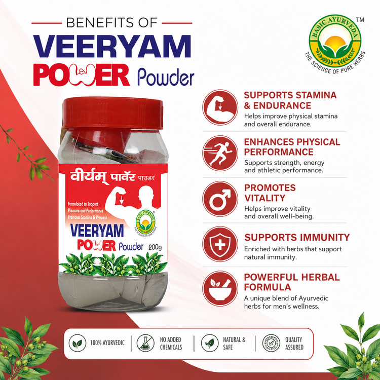 Basic Ayurveda Veeryam Power Powder 200 Gram