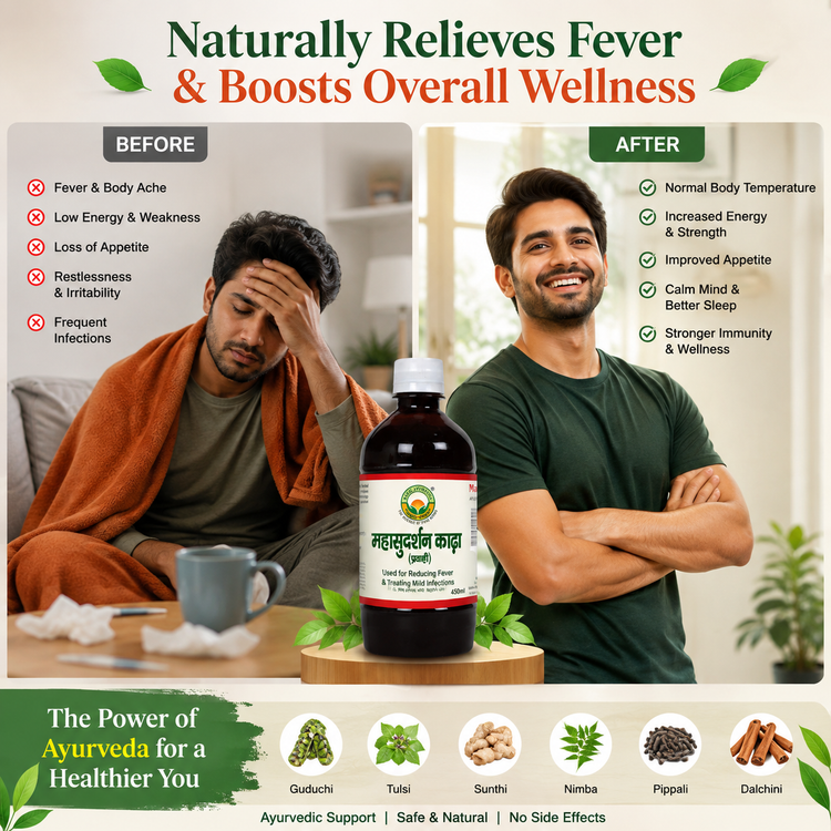 Basic Ayurveda Maha Sudarshan Kadha 450Ml