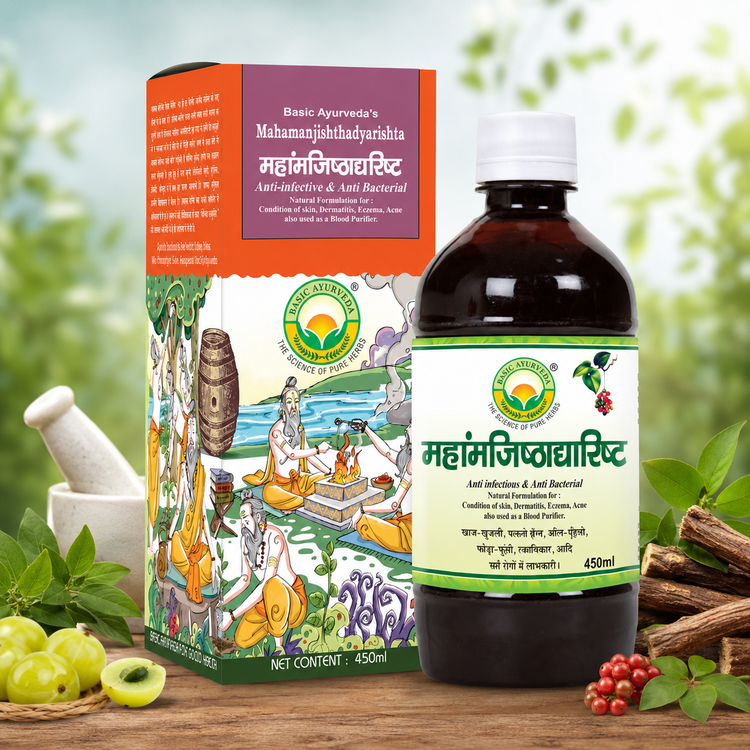 Basic Ayurveda Mahamanjishthadyarishta 450Ml