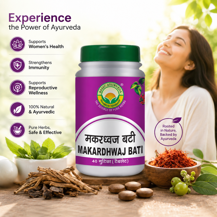Basic Ayurveda Makardhwaj Bati 40 Tablet