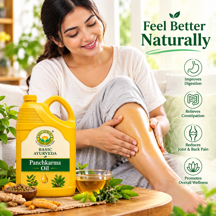 Basic Ayurveda Dashmool Taila (Dasamula Taila) Ayurvedic Herbal Massage Oil for External Use, Traditional Ayurvedic Oil with Dashmool Herbal Blend, Used in Body Massage for Daily Wellness, Relaxation and General Body Comfort