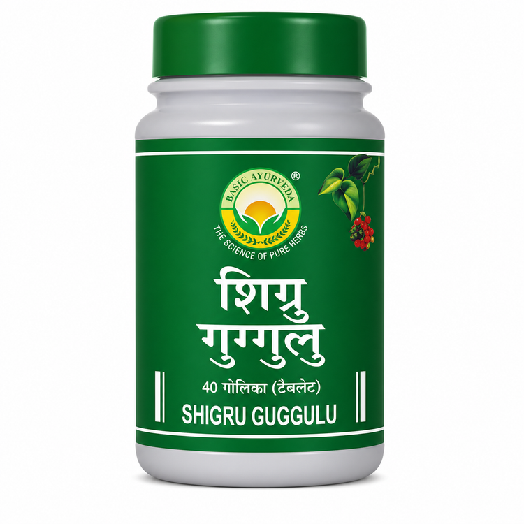 Basic Ayurveda Shigru Guggulu 40 Tablet