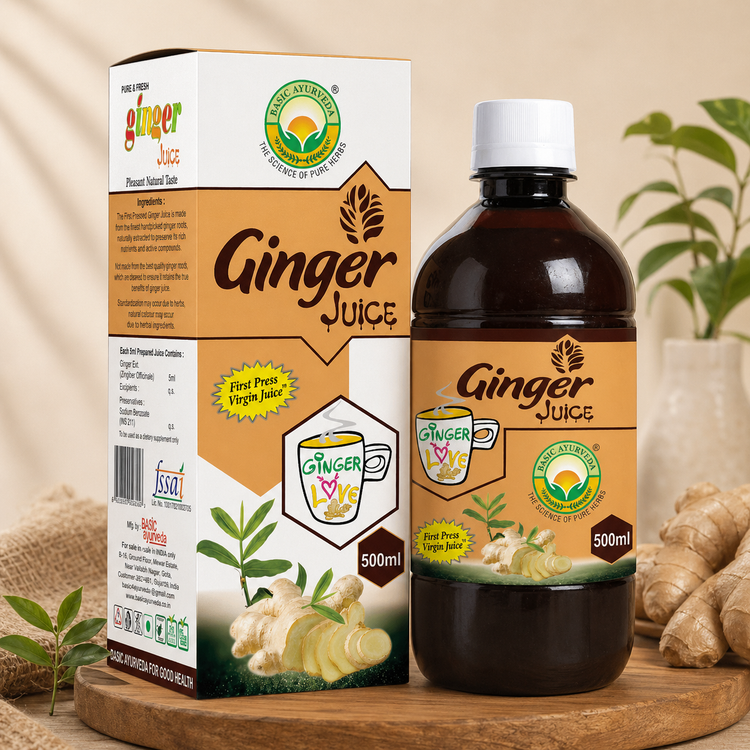 Basic Ayurveda Ginger Juice | Helps to remove Bad Breath |Good for Acne | Increase Hair Growth | It improves Digestion | Maintain blood pressure in the normal range.