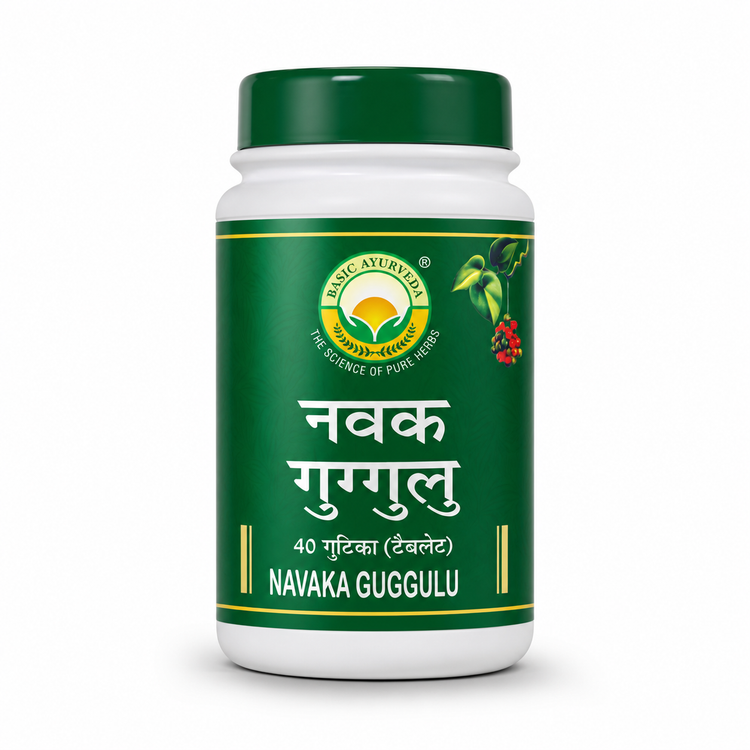 Basic Ayurveda Navaka Guggulu 40 Tablet