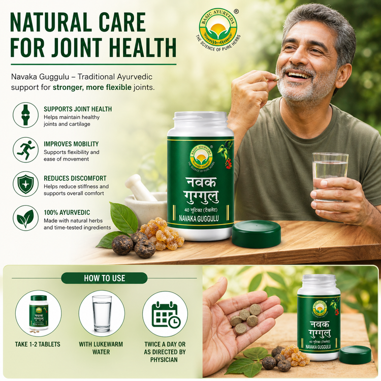 Basic Ayurveda Navaka Guggulu 40 Tablet
