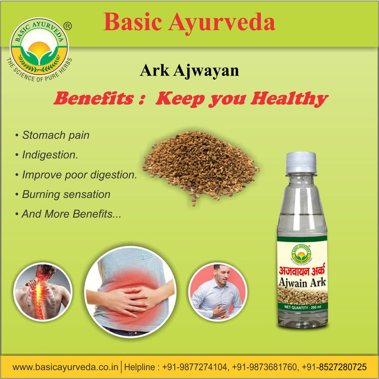 Basic Ayurveda Ark Ajwain 200Ml