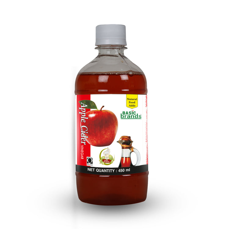 Basic Ayurveda Apple cider Vinegar 450ml |Helps to Detoxify the body | Helps in weight loss | Helpful in an allergic reaction |Helpful to Balance blood sugar level | Improves Digestion.