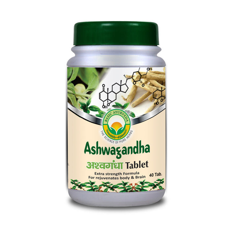 Basic Ayurveda Ashwagandha 40 Tablet
