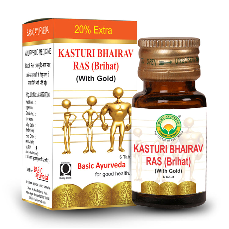 Basic Ayurveda Brihat Kasturi Bhairav Ras