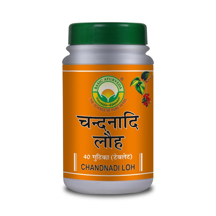 Basic Ayurveda Chandnadi Loh 40 Tablet