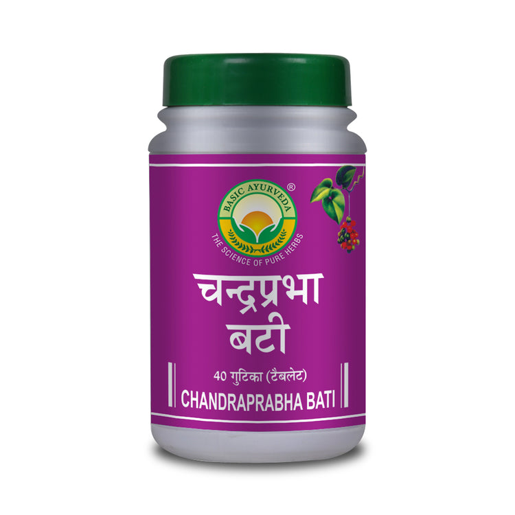 Basic Ayurveda Chandraprabha Bati 40 Tablet