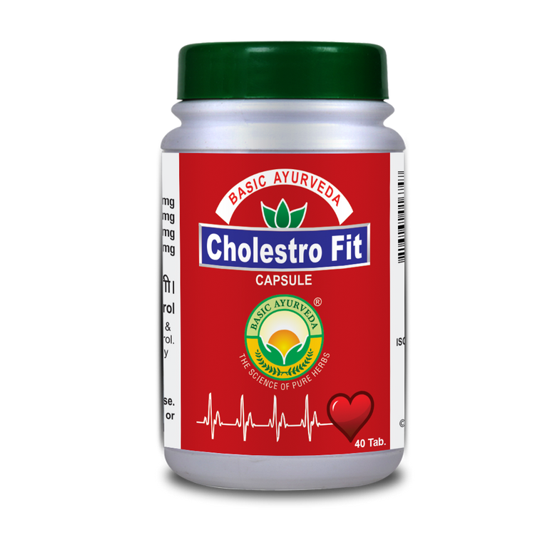 Basic Ayurveda Cholestro Fit 40 Capsule
