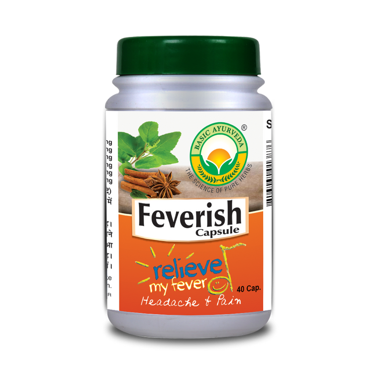 Basic Ayurveda Feverish 40 Capsules