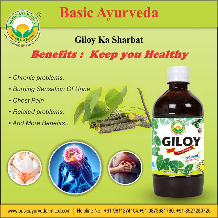 Basic Ayurveda Giloy Ka Sharbat 500 Ml