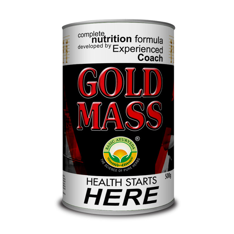 Basic Ayurveda Gold Mass Powder 500 Gram