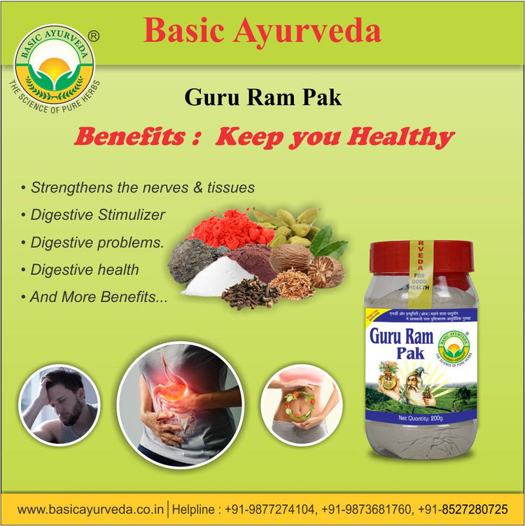 Basic Ayurveda Guru Ram Pak 200 Gram