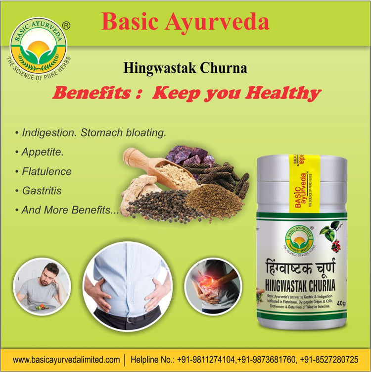 Basic Ayurveda Hingwastak Churna