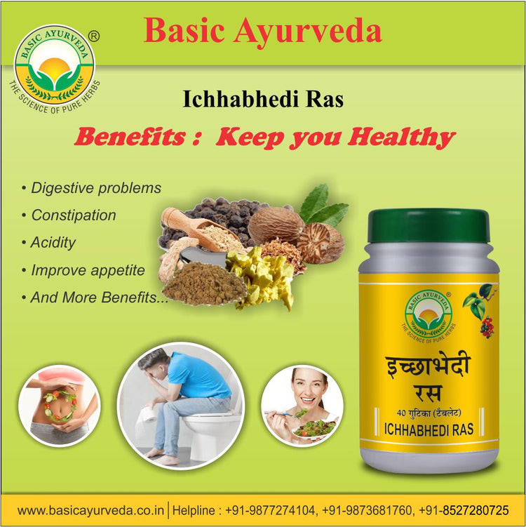 Basic Ayurveda Ichhabhedi Ras 40 Tablet