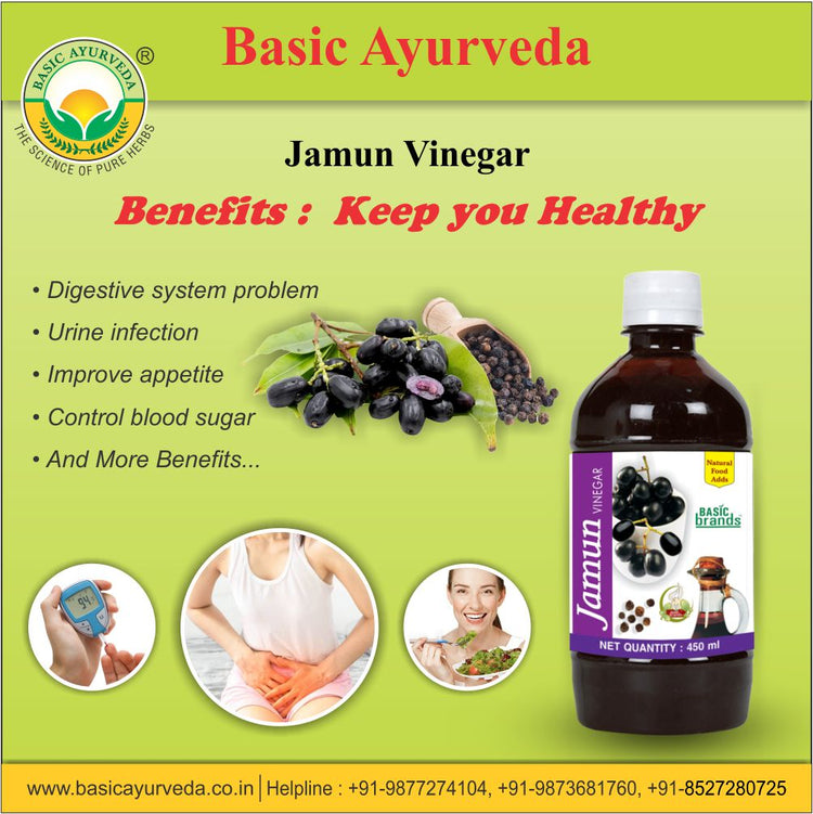 Basic Ayurveda Jamun Vinegar 450Ml