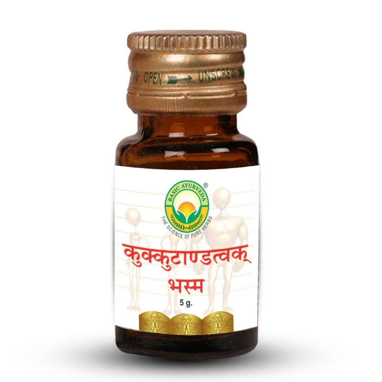 Basic Ayurveda Kukkutandatwak Bhasma 5 Gram
