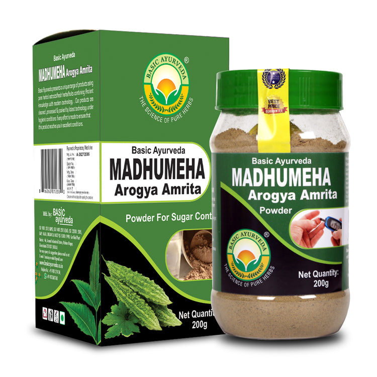 Basic Ayurveda Madhumeha Arogya Amrita Powder 200 Gram