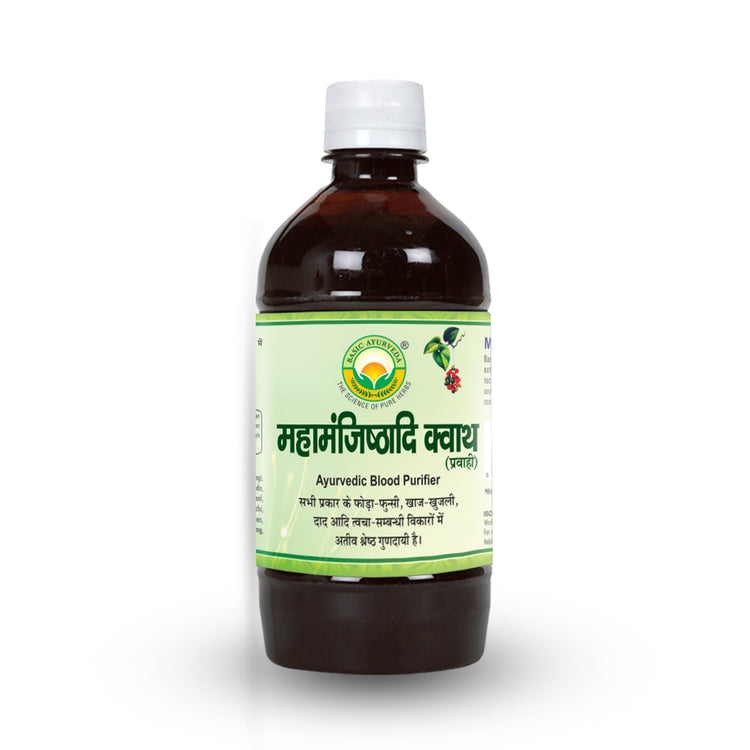 Basic Ayurveda Maha Manjisthyadi Kwath 450Ml