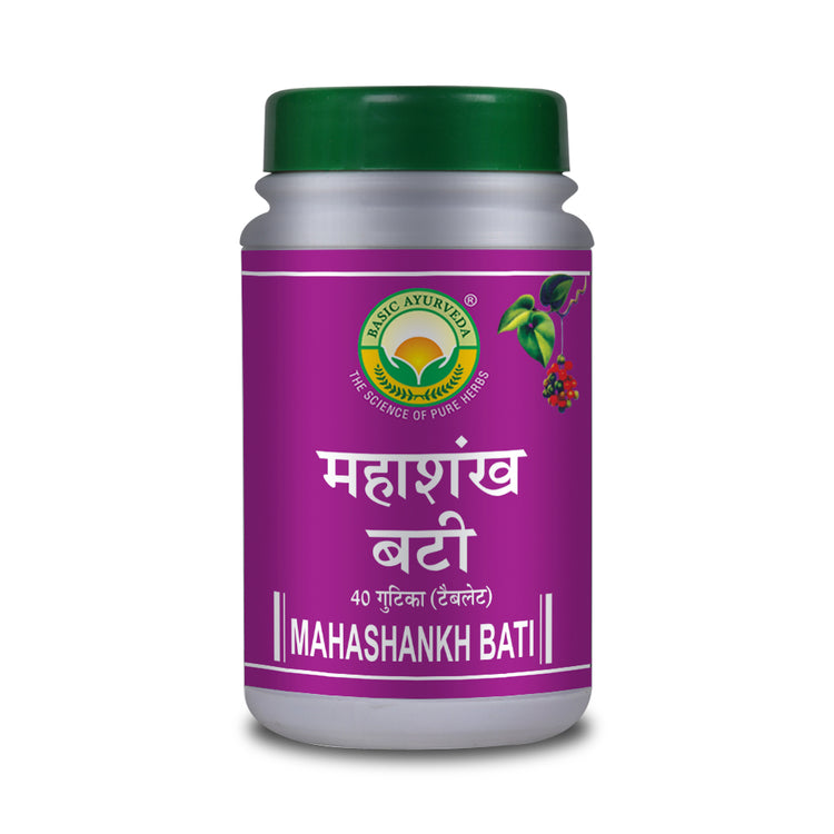 Basic Ayurveda Mahashankh Bati 40 Tablet