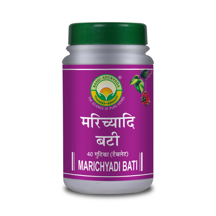 Basic Ayurveda Marichyadi Bati 40 Tablet