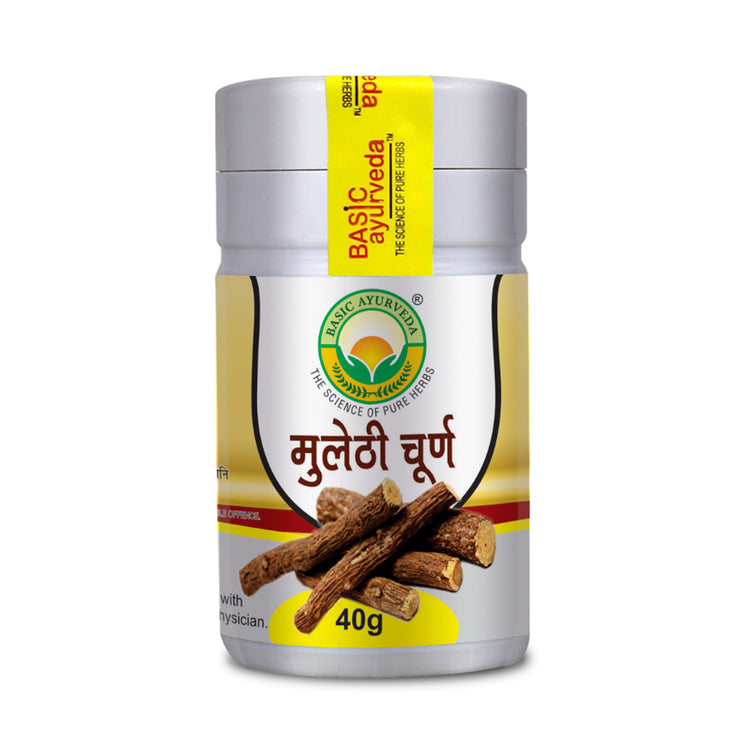 Basic Ayurveda Mulethi Churna 40 Gram