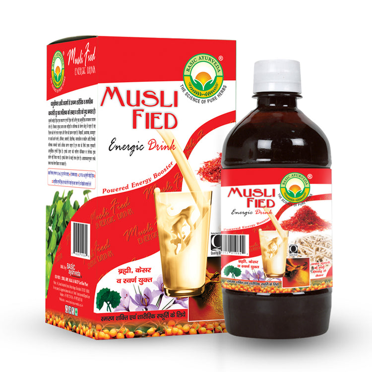 Basic Ayurveda Musli Fied Energic Drink 500 Ml