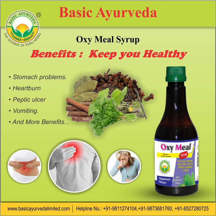 Basic Ayurveda Oxy Meal Syrup 250 Ml