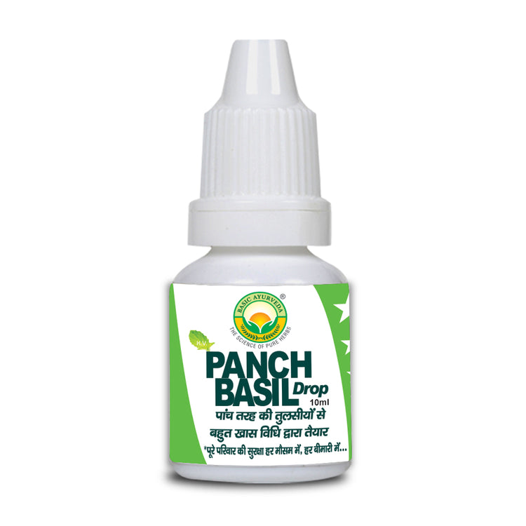 Basic Ayurveda Panch Basil Tulsi Drop