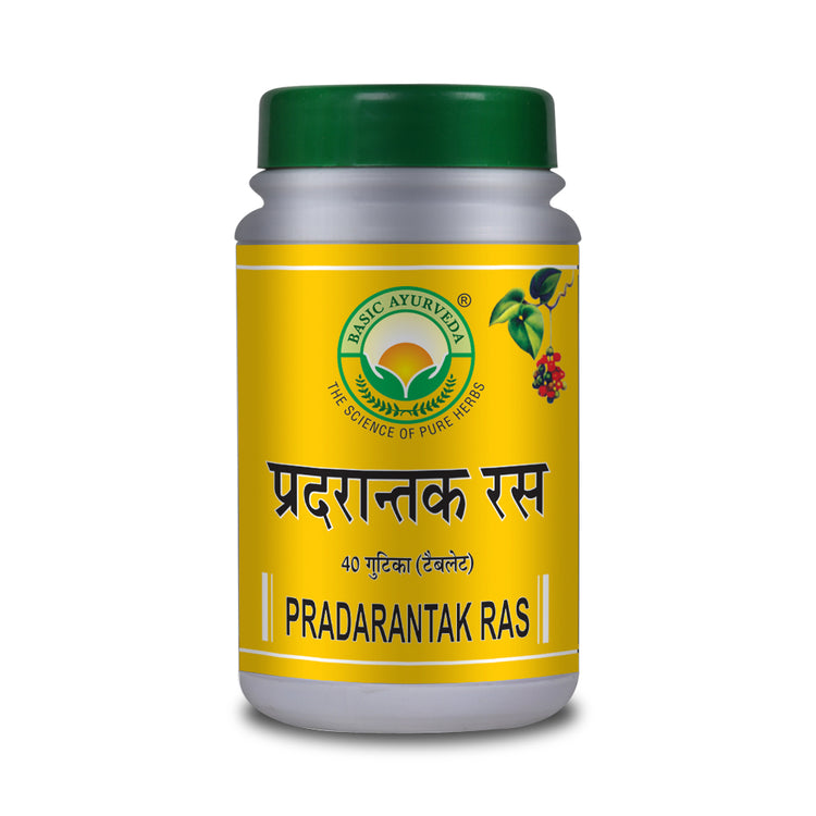 Basic Ayurveda Pradarantak Ras 40 Tablet