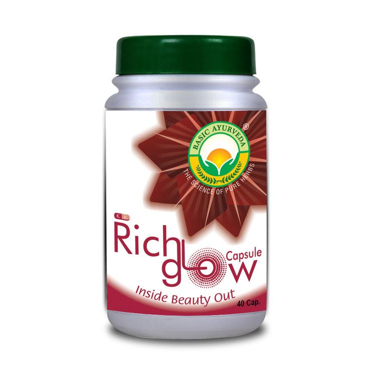 Basic Ayurveda Rich Glow 40 Capsules