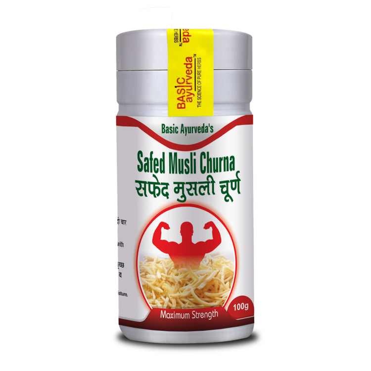 Basic Ayurveda Safed Musli Churna 100 Gram