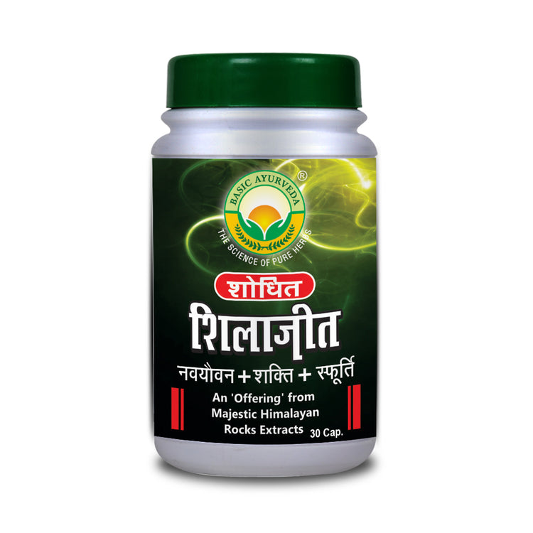 Basic Ayurveda Shodhita Shilajit 30 Capsule