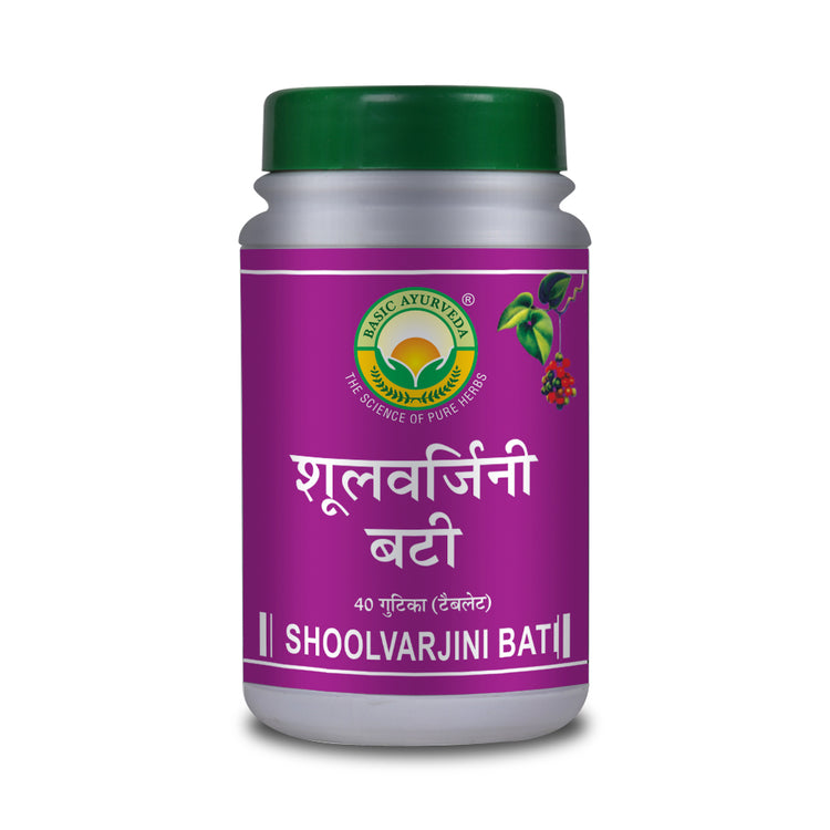 Basic Ayurveda Shoolvarjini Bati 40 Tablet
