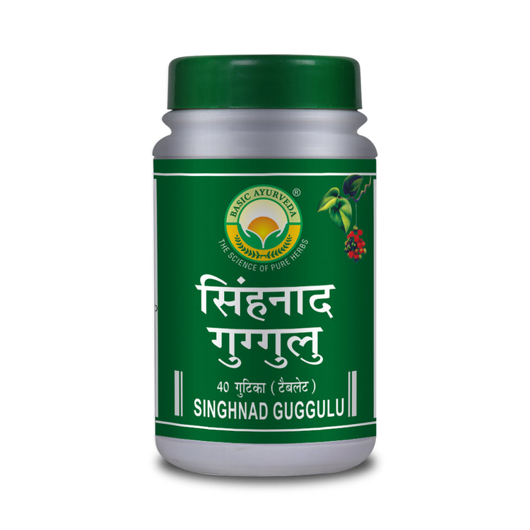 Basic Ayurveda Singhnad Guggulu 40 Tablet