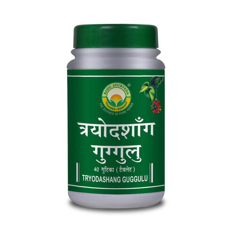 Basic Ayurveda Tryodashang Guggulu 40 Tablet