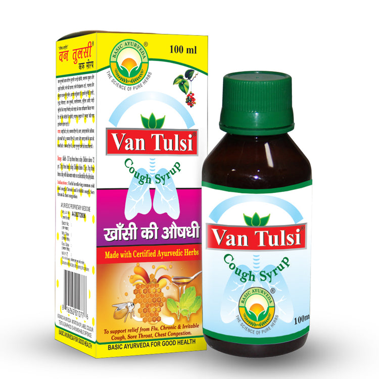 Basic Ayurveda Van Tulsi Cough Syrup