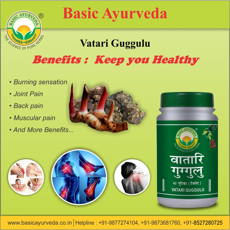 Basic Ayurveda Vatari Guggulu 40 Tablet